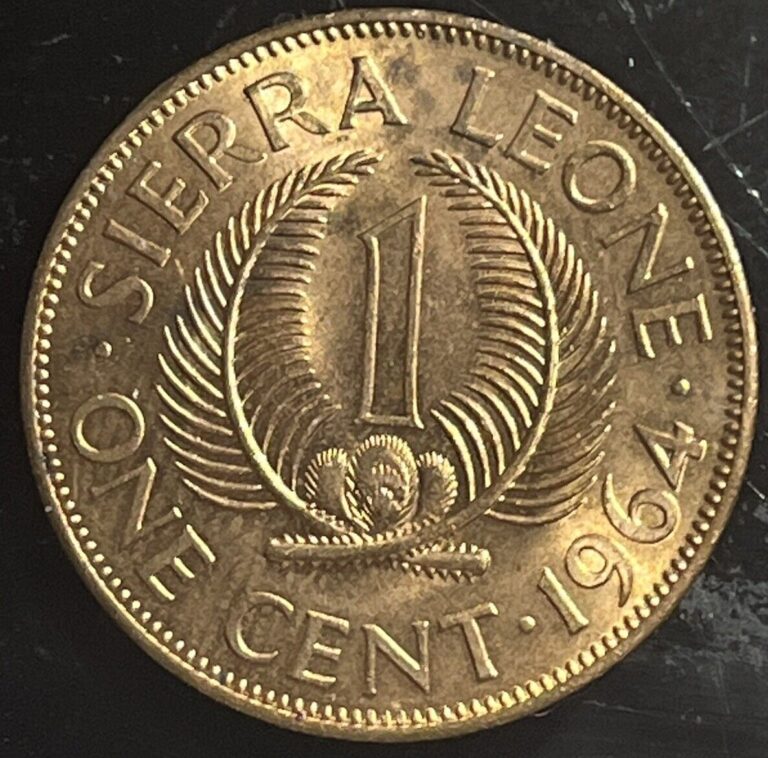 Read more about the article SIERRA  LEONE    COIN      ONE CENT   1964
