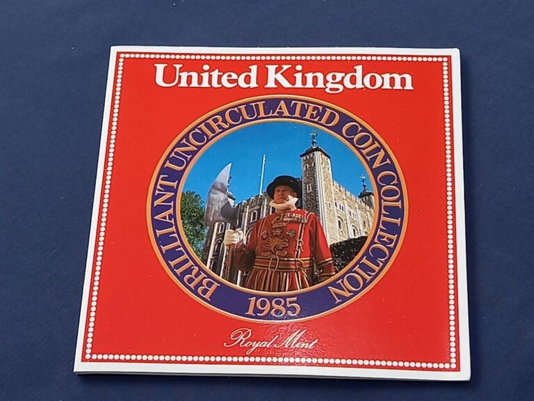 Read more about the article 1985 UNITED KINGDOM BRILLIANT UNCIRCUALTED COIN COLLECTION – 7 COINS