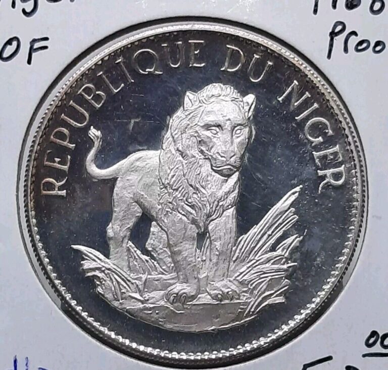 Read more about the article 1968 Republic Of Niger 10 Francs Proof .900 Silver Coin LOT #2