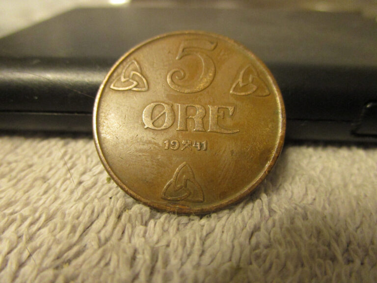 Read more about the article NORWAY 5 ORE 1941 OLD COIN