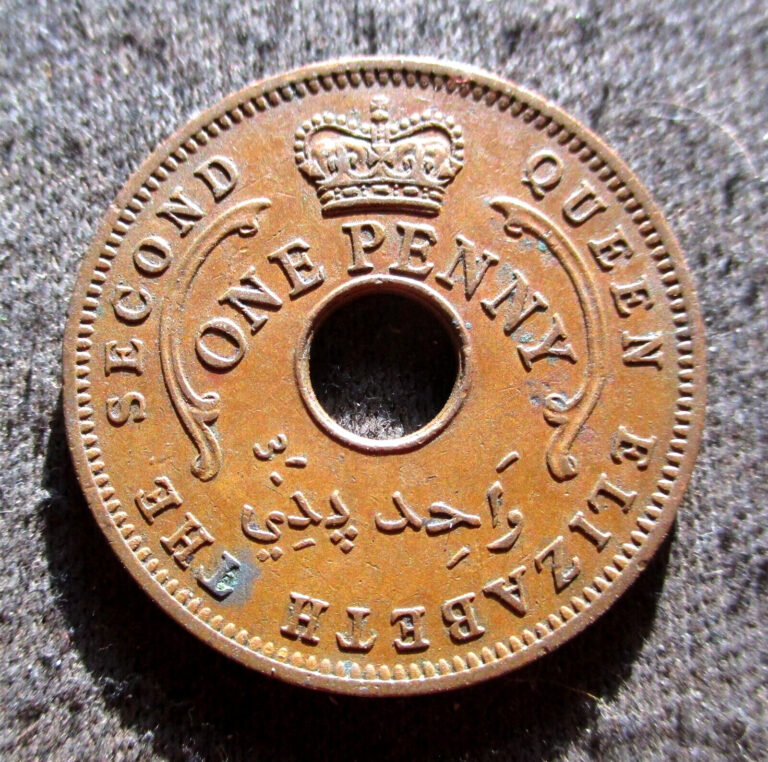 Read more about the article OLD 1 PENNY 1959 COIN OF NIGERIA QUEEN ELIZABETH II