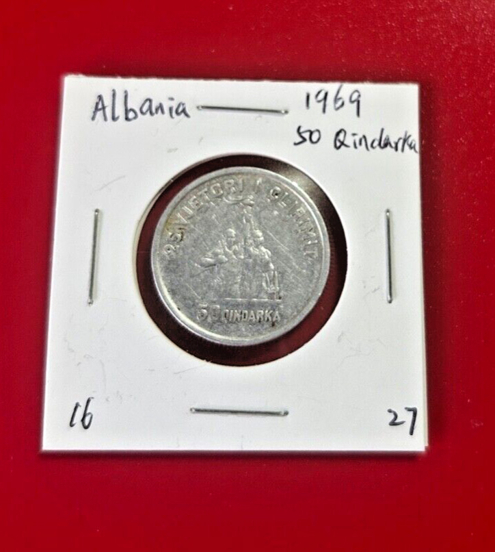 Read more about the article 1969 ALBANIA 50 QINDARKA COIN – NICE WORLD COIN !!!