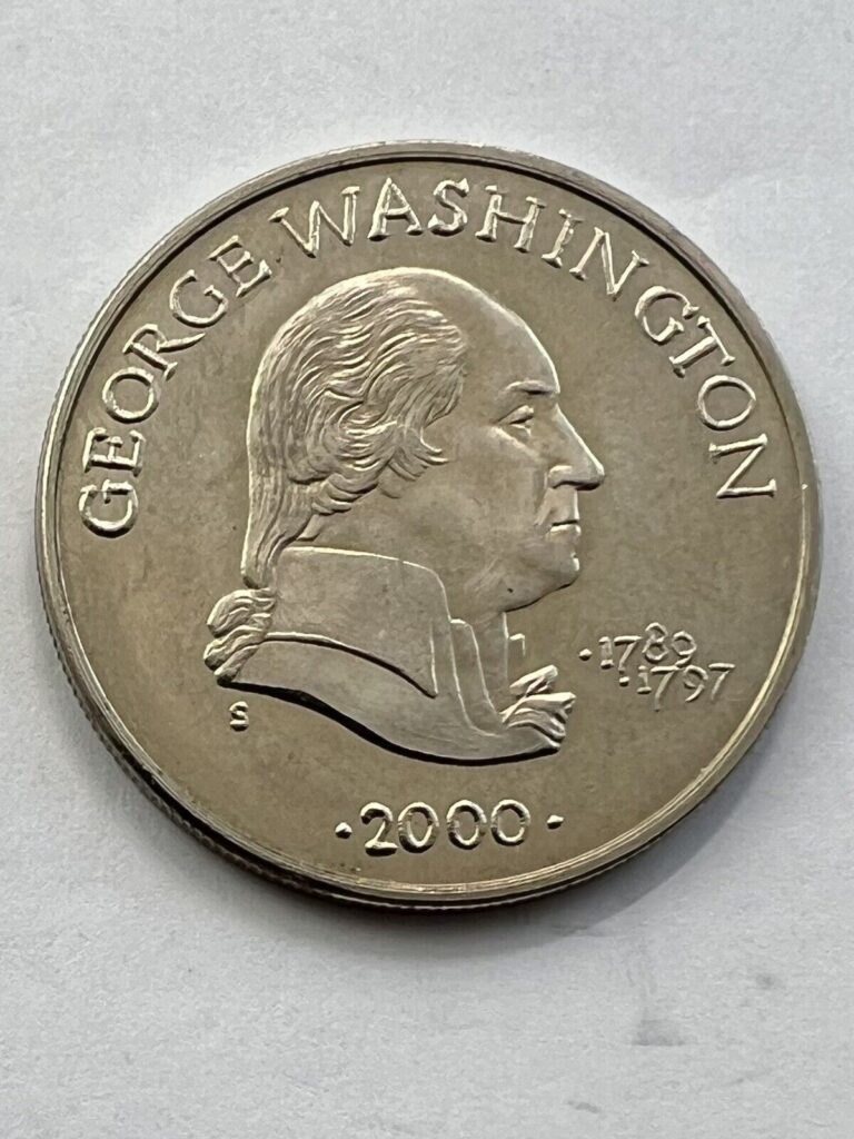 Read more about the article 2000 Republic of Liberia $5 George Washington Commemorative Issue Coin