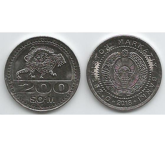 Read more about the article Uzbekistan 200 Som Coin – KM NEW B(U) – 2018 Edition 🇺🇿 Free Shipping!!!!