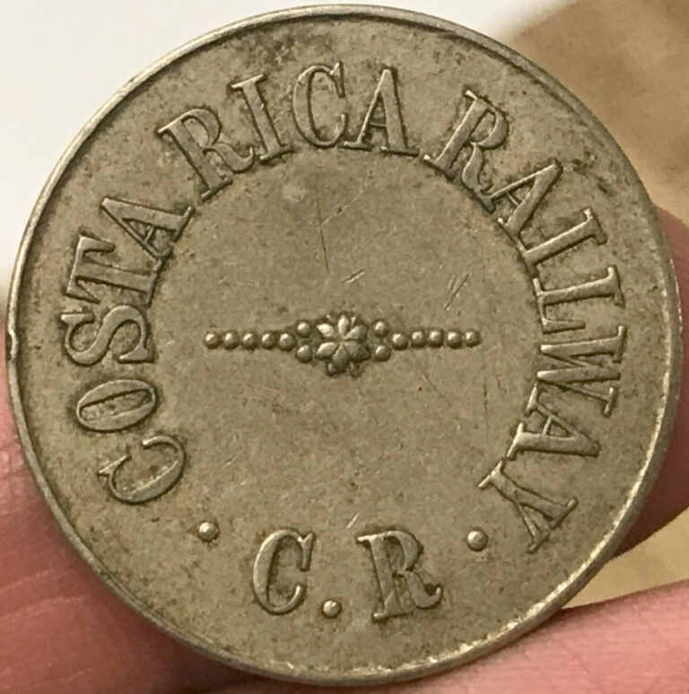 Read more about the article 1887 Costa Rica 50 Centavos Railway Token