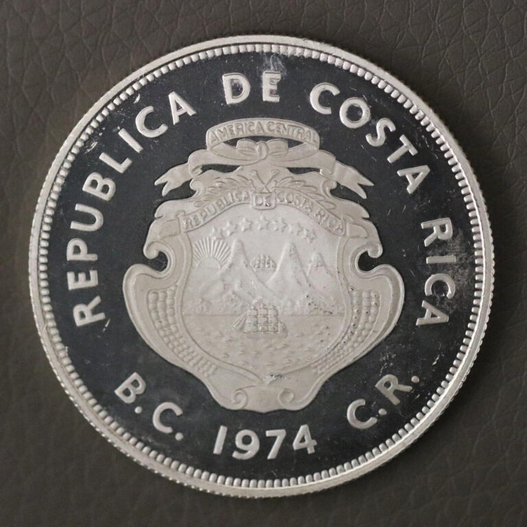 Read more about the article 1974 50 Colones Costa Rica .925 Sterling Silver Proof Coin