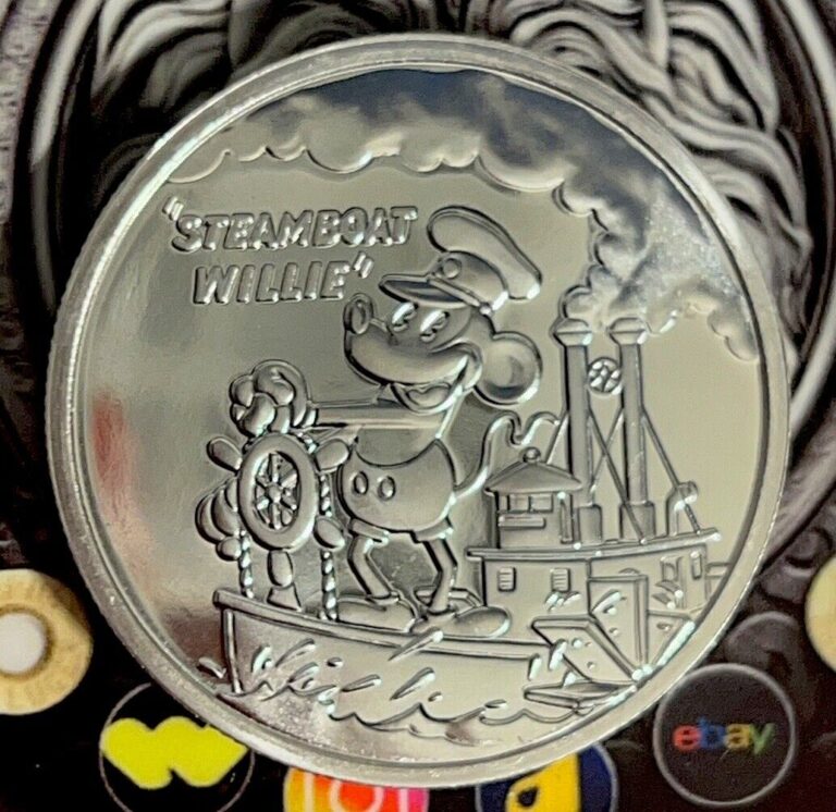 Read more about the article Fiji 2024 1oz .999 Silver Steamboat Willie Coin Brilliant Uncirculated BU $0.50