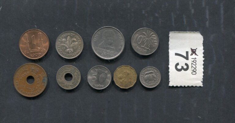 Read more about the article Lot of  9   coins of     Nigeria