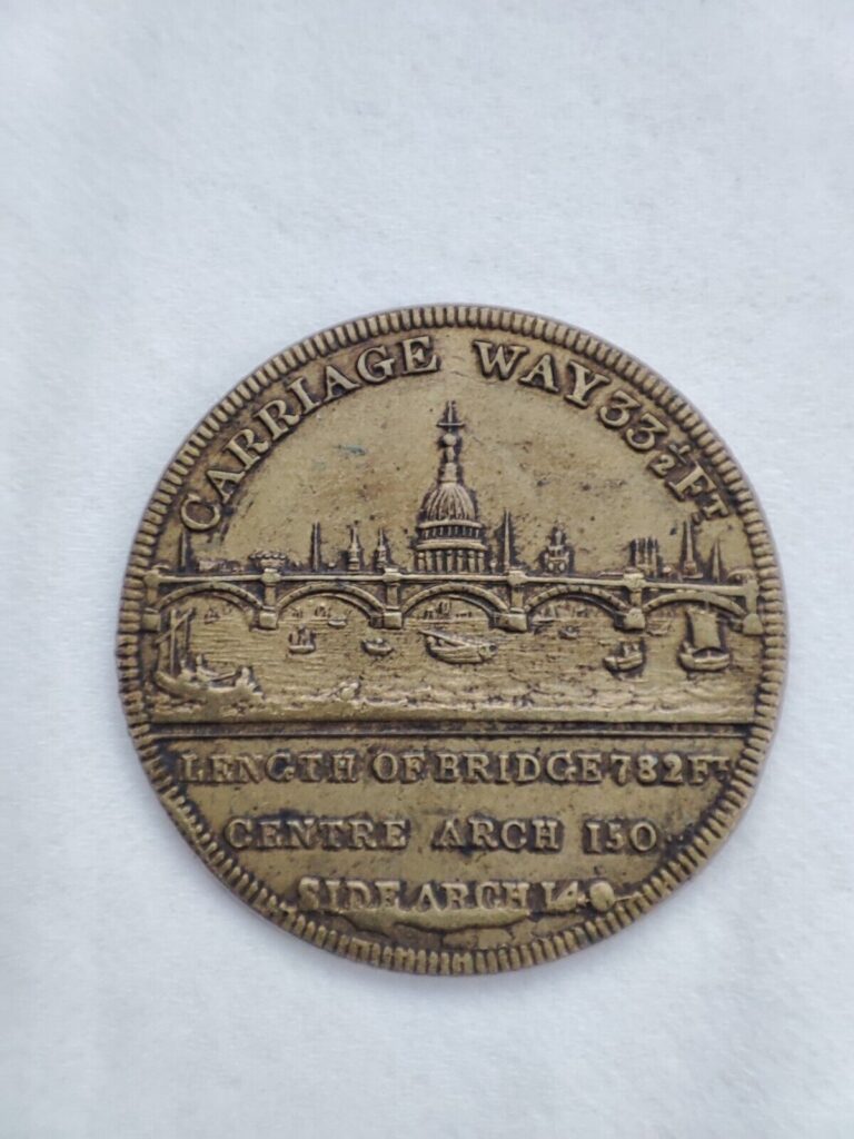 Read more about the article 1831 Opening Of London Bridge Medal Coin