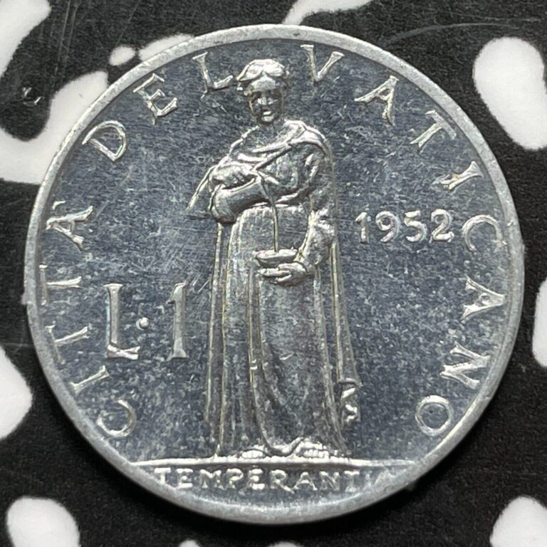 Read more about the article 1952 Vatican City 1 Lira (28 Available) High Grade! Beautiful! (1 Coin Only)