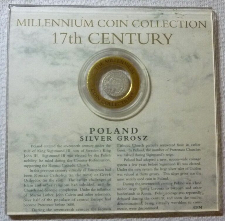 Read more about the article 1623 POLAND / LITHUANIA – SILVER GROSZ – MILLENNIUM COIN COLLECTION 17 CENTURY