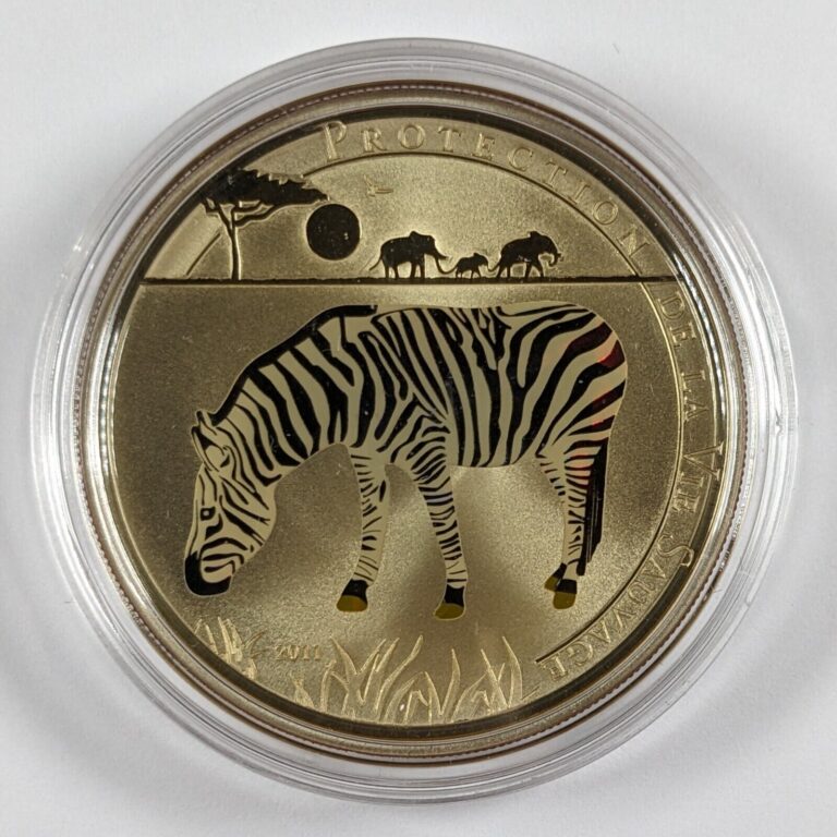 Read more about the article 2011 Togo 1000 Francs 25g .925 Silver Proof Zebra