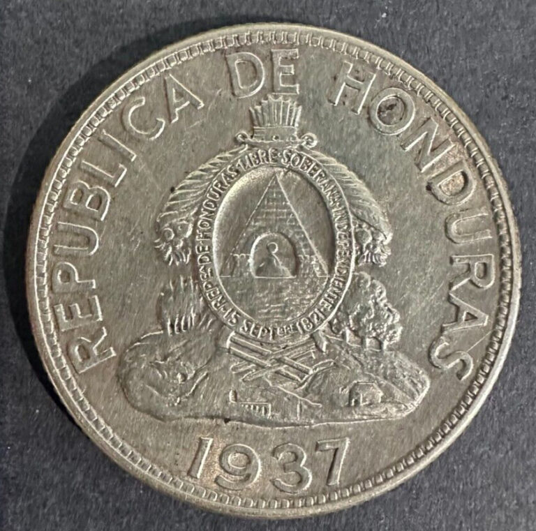 Read more about the article 1937 Hondurus Silver 1 Limpera – XF Coin