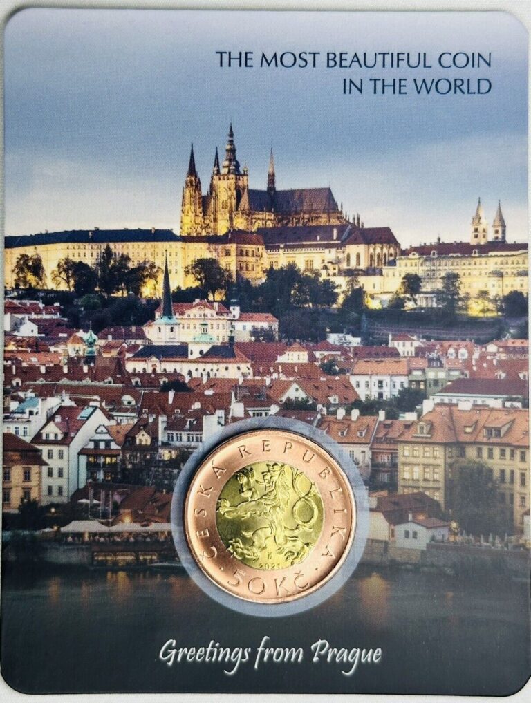 Read more about the article 2024 Czech Republic 50 Korun Commemorative Coin Prague- In Card