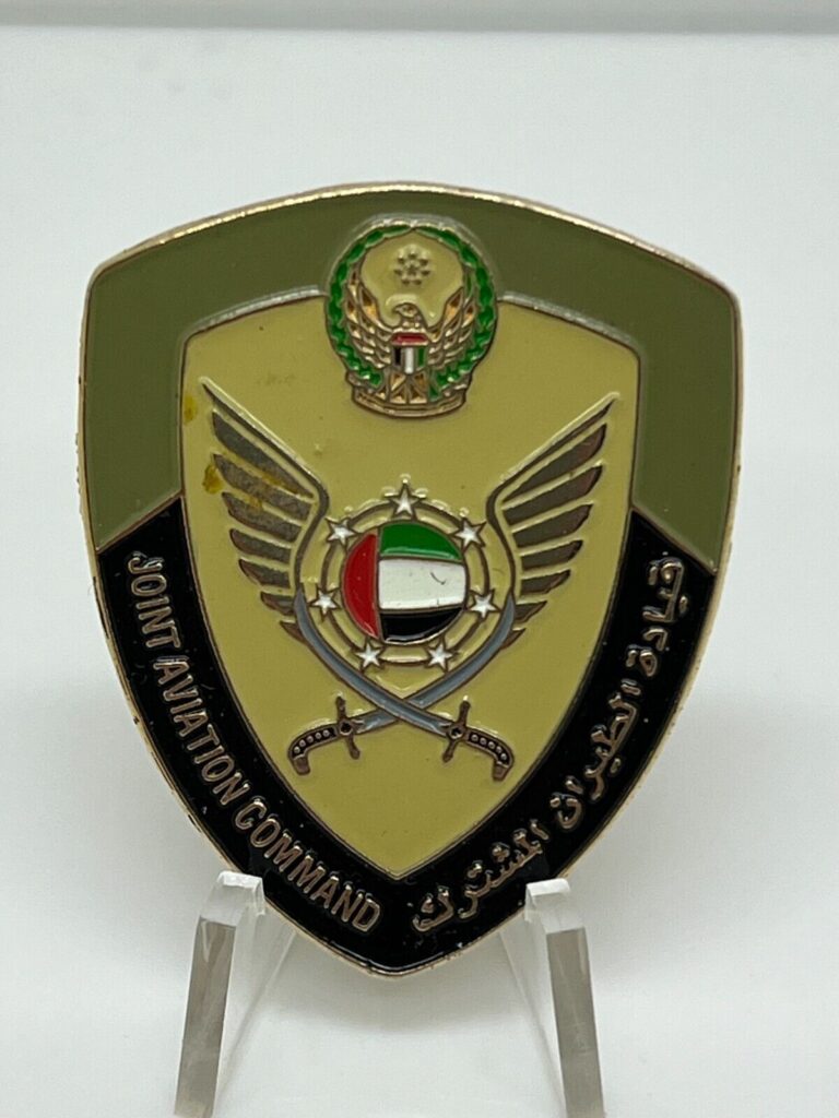 Read more about the article United Arab Emirates Undated UAE Joint Aviation Command Challenge Coin Military