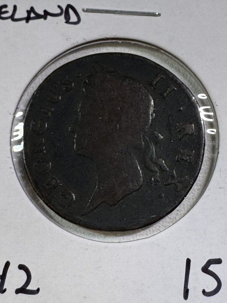 Read more about the article 1742 Ireland Half Penny Copper Coin