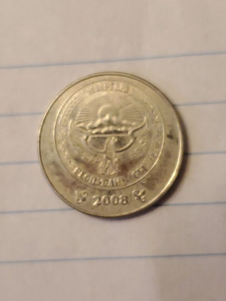 Read more about the article World Foreign Coin KYRGYZSTAN KM15 2008 3 SOM