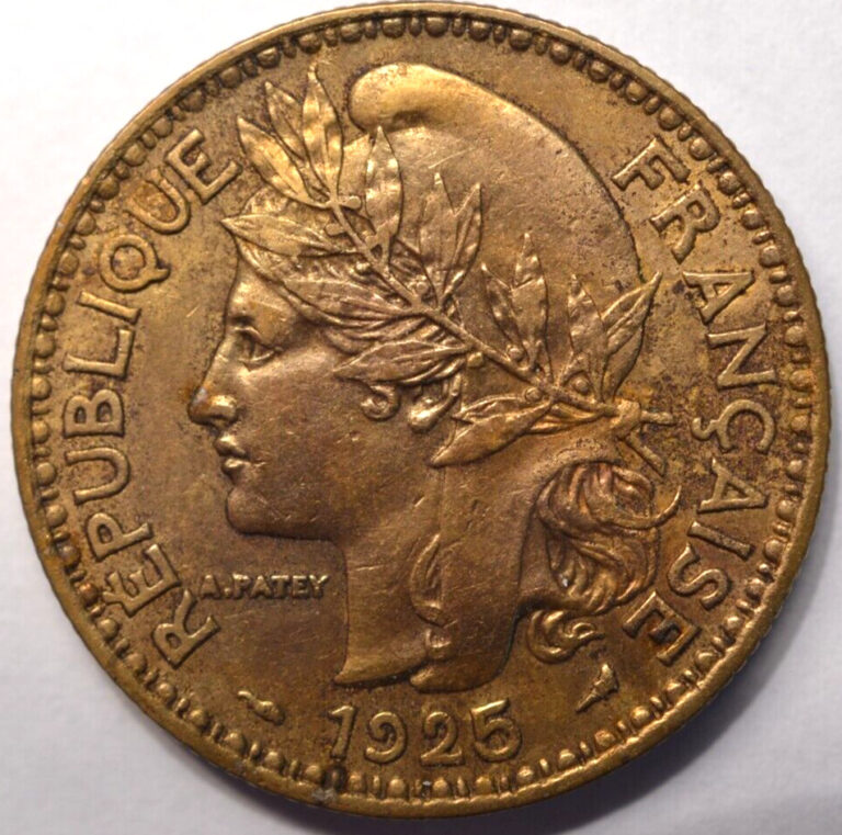 Read more about the article 1925 TOGO FRENCH MANDATE 2 FRANCS WORLD COIN HIGH GRADE