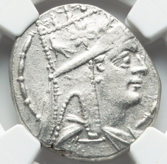 Read more about the article Tigranes the Great II 95-56 BC  Tetradrachm Armenia  Armenian Silver Coin NGC XF