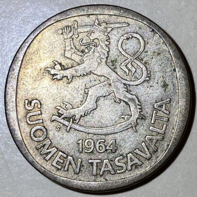 Read more about the article 1964 Finland 1 Markka Silver Coin