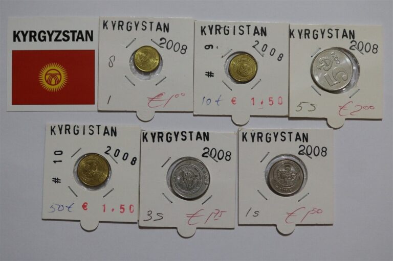 Read more about the article 🧭 🇰🇬 KYRGYZSTAN 6 COINS SET B49 #2322