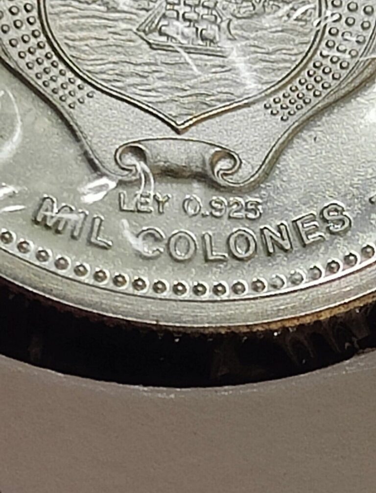 Read more about the article 1987 Costa Rica Mil/1000 Colones .925 Silver Proof Coin Low Mintage 11 000