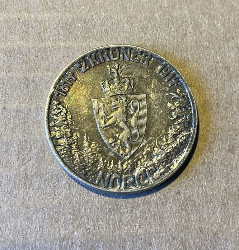 Read more about the article 1914 Norway 2 Kroner Constitution Norway Coin