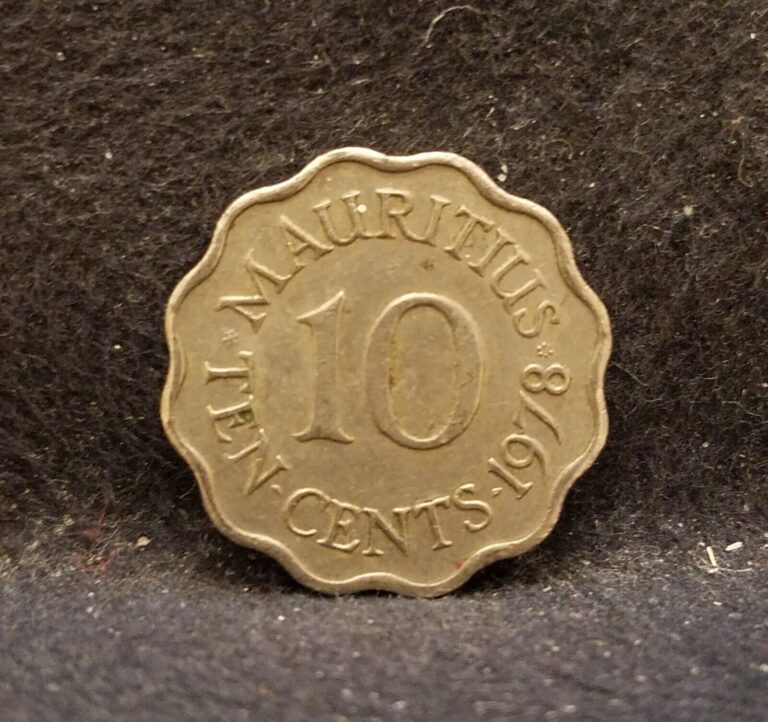 Read more about the article 1978 British Mauritius 10 cents  Elizabeth II  KM-33