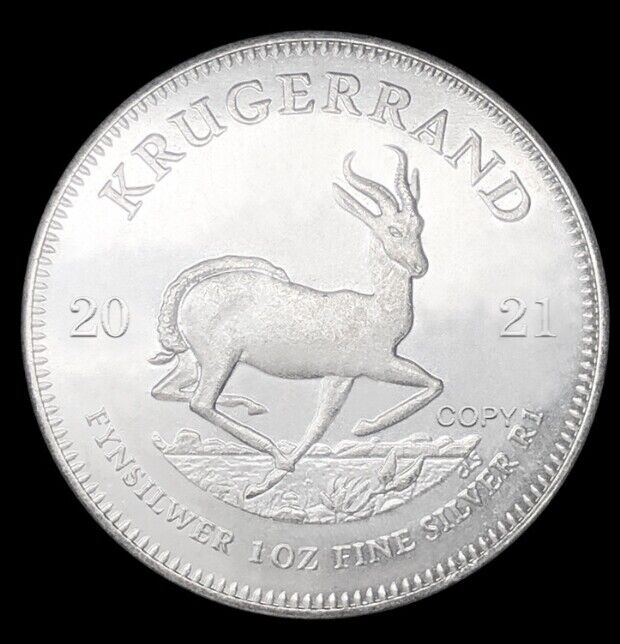 Read more about the article South Africa (2021) 1 ounce South African Kruglant silver coin