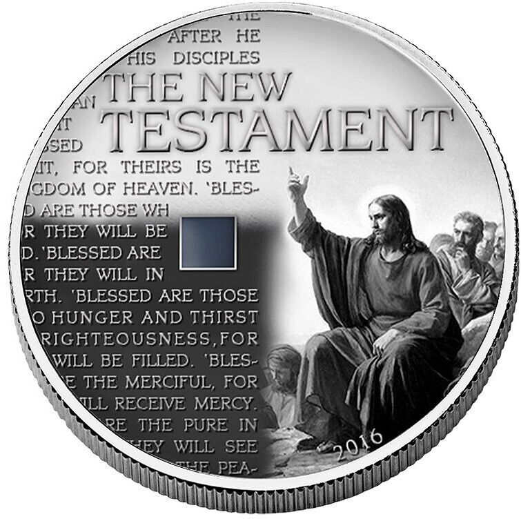 Read more about the article RARE Burkina Faso 1 oz NEW TESTAMENT NANO BIBLE MOSES Silver coin 2016 Nano chip