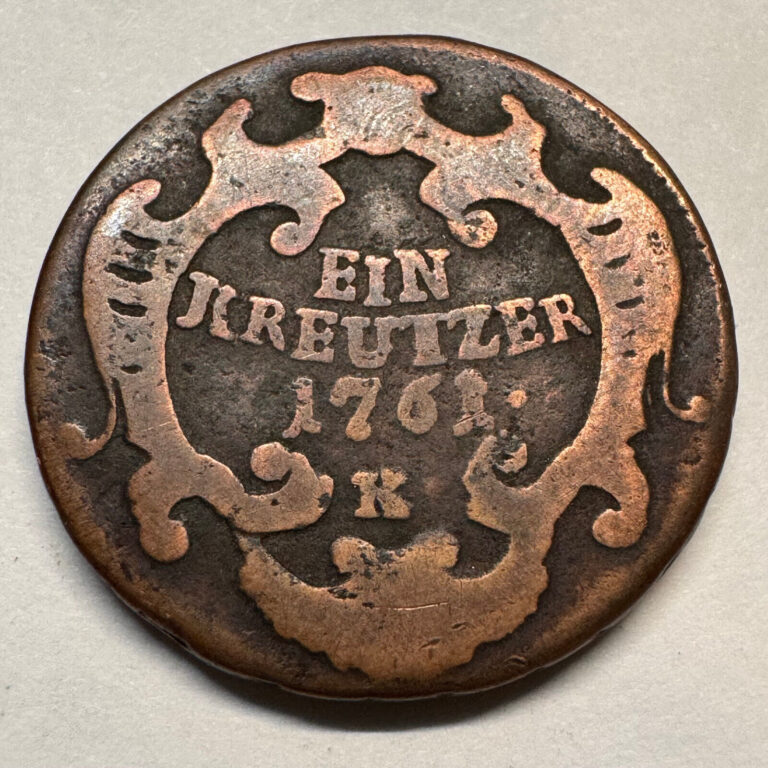 Read more about the article 1761 Austria 1 Kreuzer – Beautiful Coin – Lot #A200-60