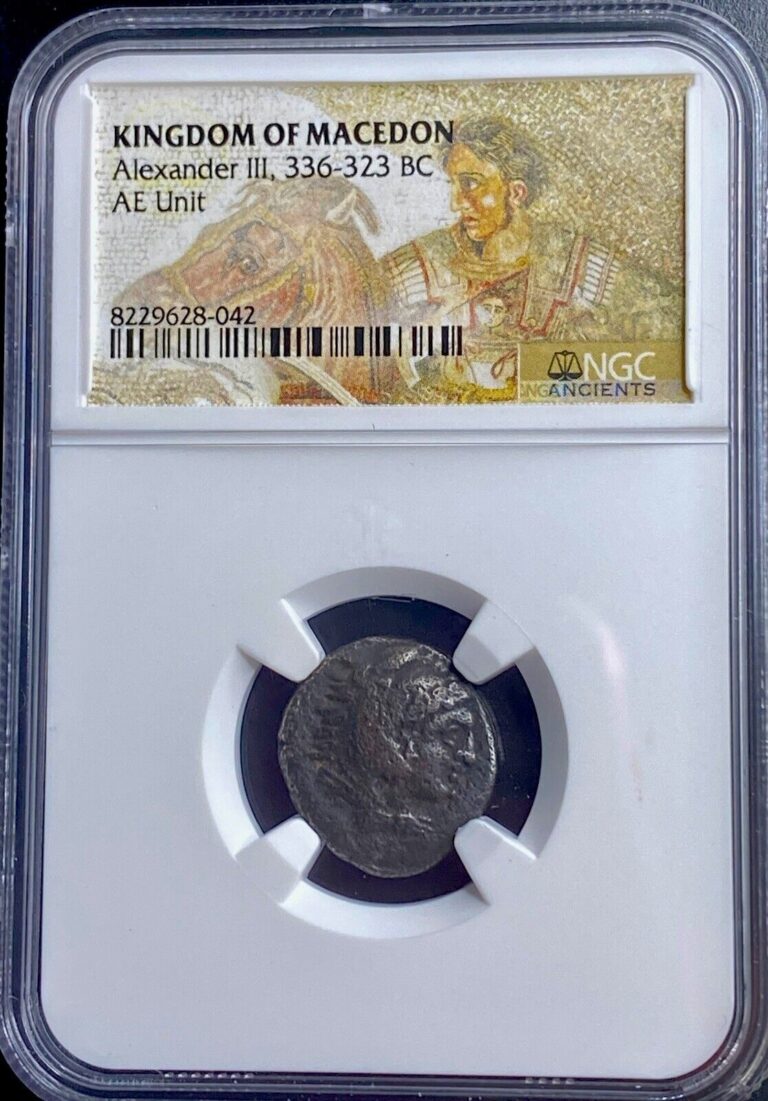 Read more about the article NGC Alexander The Great 336-323 BC Greek Kingdom of Macedon Coin Genuine Nice