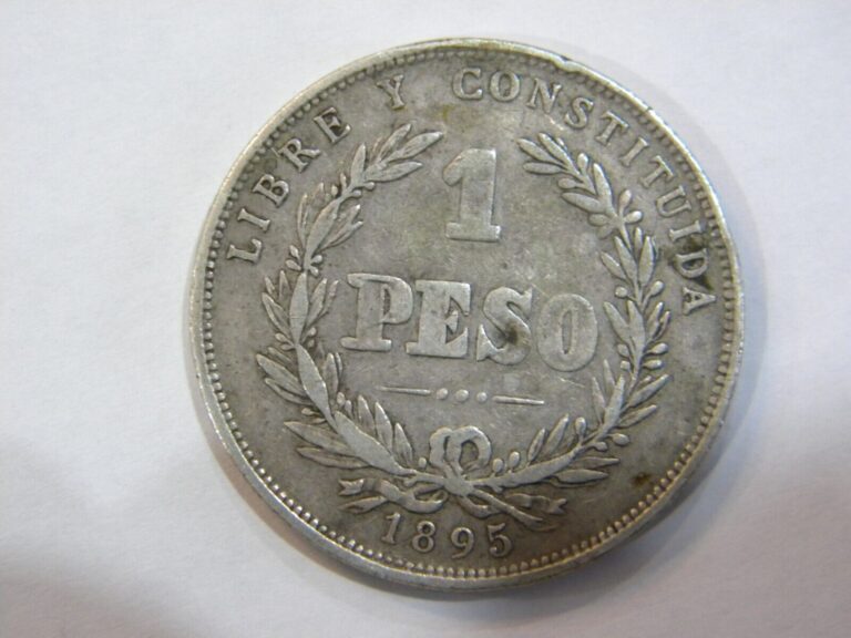 Read more about the article 1895 Uruguay 1 Peso Authentic 0.900 Silver Coin