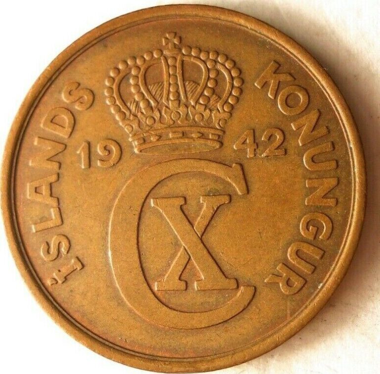 Read more about the article 1942 ICELAND 5 AURAR – Excellent Coin – FREE SHIPPING – Iceland Bin GGG