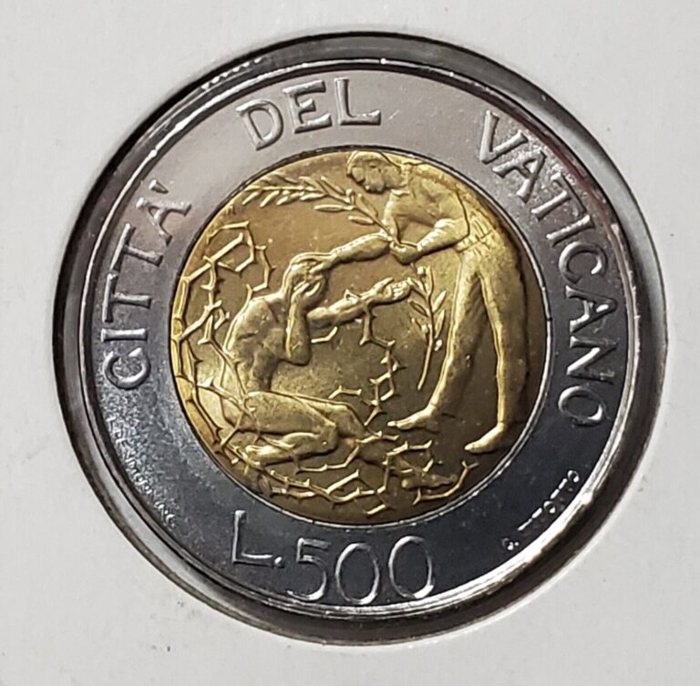 Read more about the article 1997 VATICAN CITY 500 LIRE COIN