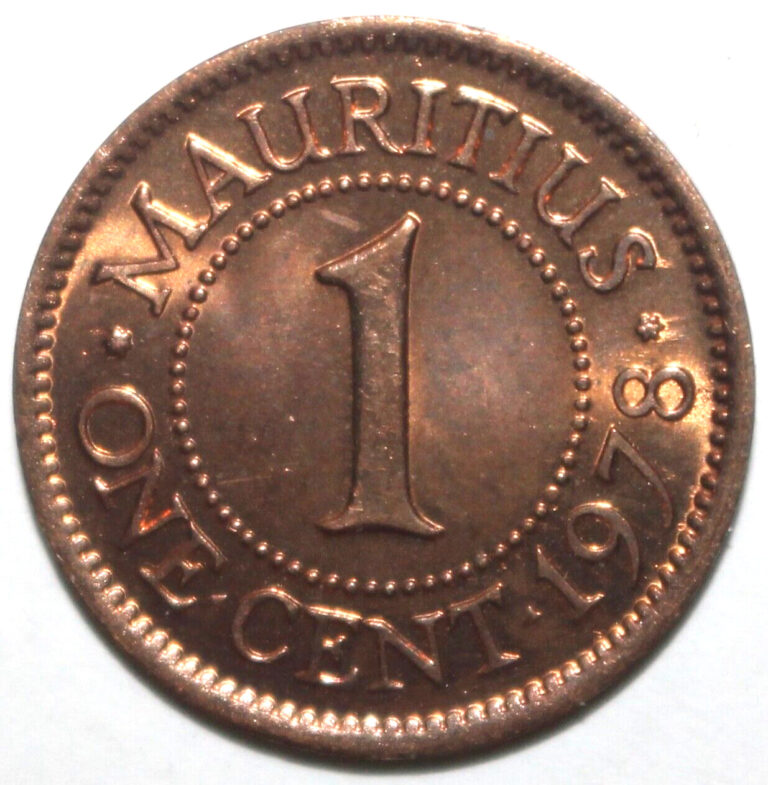 Read more about the article Mauritius One Cent Coin 1978 KM# 31 Queen Elizabeth II QEII 1