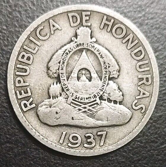 Read more about the article 1937 Honduras 50 Centavos Old Silver Coin KM 74