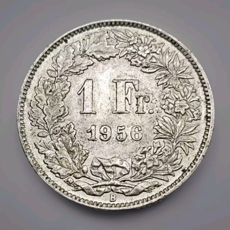 Read more about the article 1956 Switzerland Franc Silver Old World Coin KM 24 (SW020)