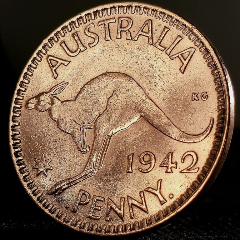 Read more about the article *Beautiful* Genuine Australia Kangaroo Penny – Large Coin 31mm 95% (.950) Copper