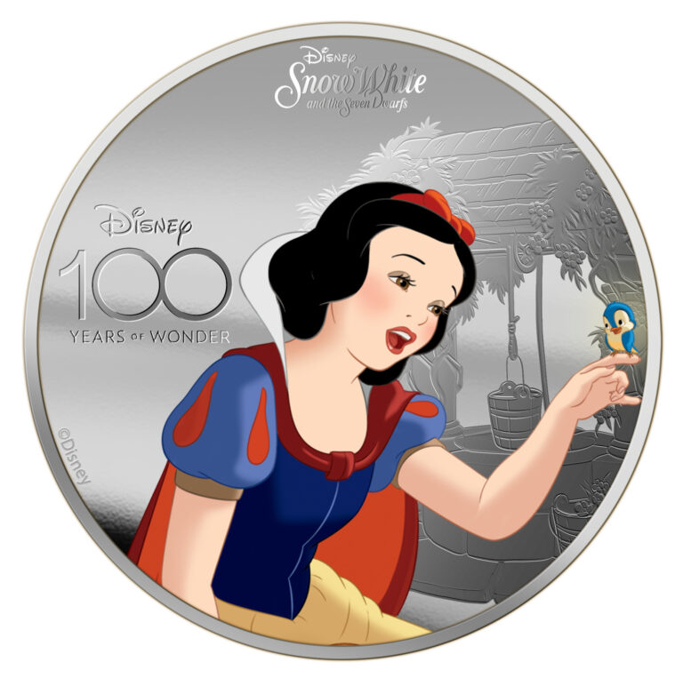 Read more about the article 2023 Solomon Islands Disney 100 Snow White Colorized Proof 1 oz Silver Coin