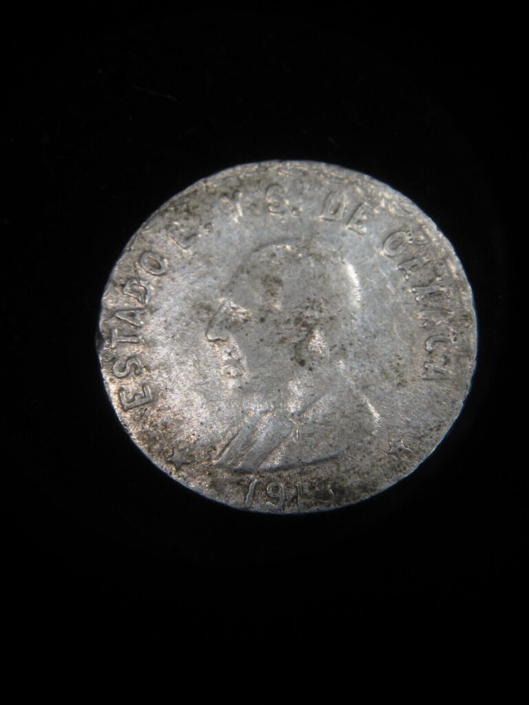 Read more about the article Mexico 1915 OAXACA Silver 50 Centavos Mexican Revolution ✪Bust #6 Curved ✪½ Peso