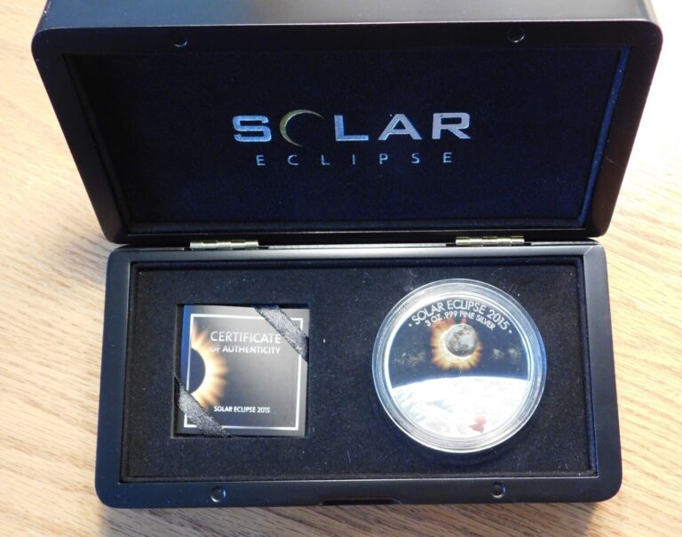 Read more about the article 2015 Burkina Faso 3 oz SOLAR ECLIPSE OF SUN Silver coin 1500 Francs COA Gift Box