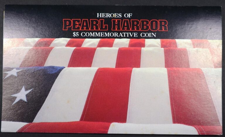 Read more about the article 1991 Marshall Islands  Heroes of Pearl Harbor $5 Commemorative Coin  Sealed  CoA