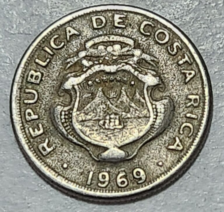 Read more about the article COSTA RICA 🇨🇷 TEN (10) CENTIMOS COIN 1969