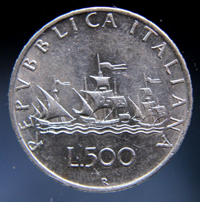 Read more about the article Italy  500 Lire  1959 R  Silver coin