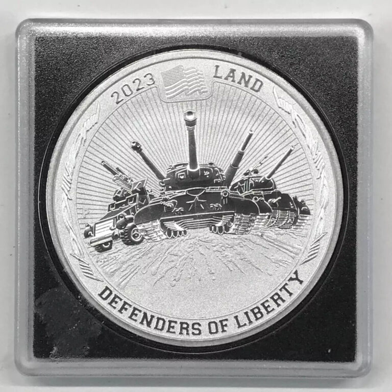 Read more about the article 2023-P Tuvalu LandDefenders of Liberty1 oz Silver $1 Coin