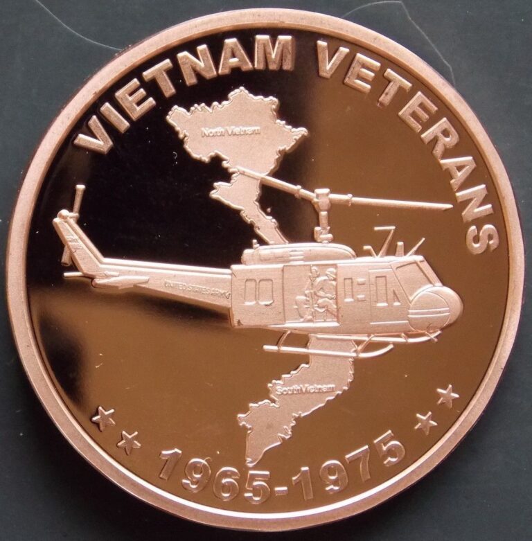 Read more about the article 1 oz Copper Round – Vietnam Veterans