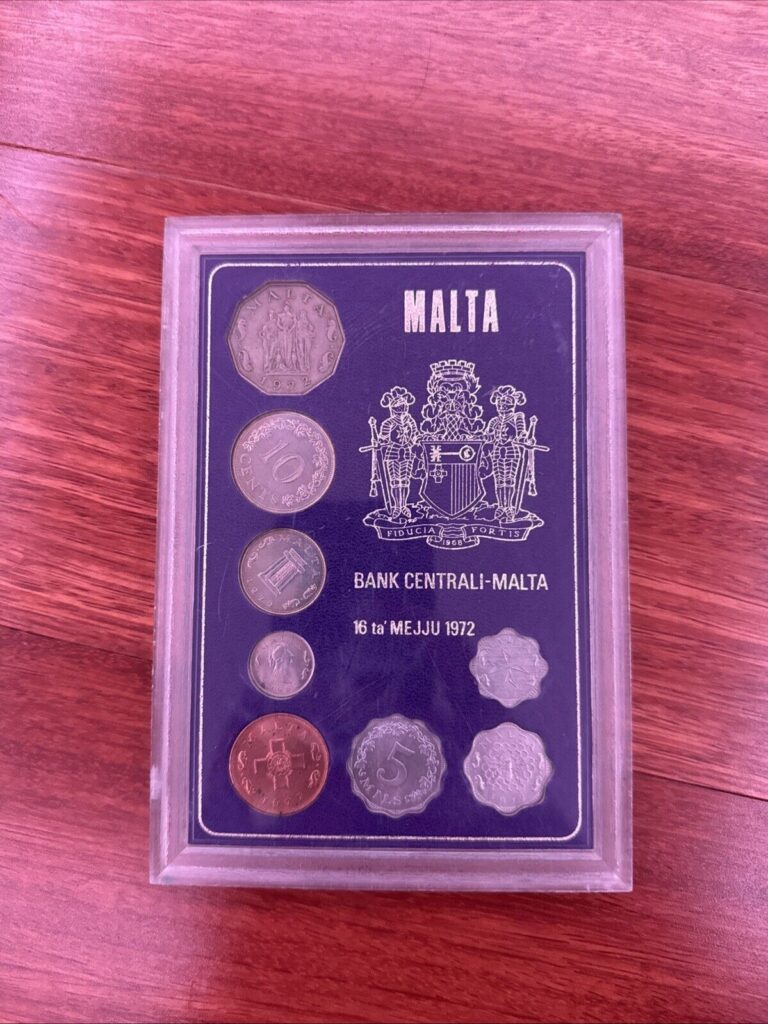 Read more about the article MALTA 1972 8 COINS SET Central Bank Uncirculated Coins