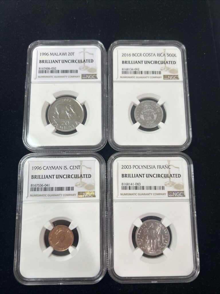 Read more about the article SASA Lot Of (4) Ngc Certified Uncirculated Foreign Coins