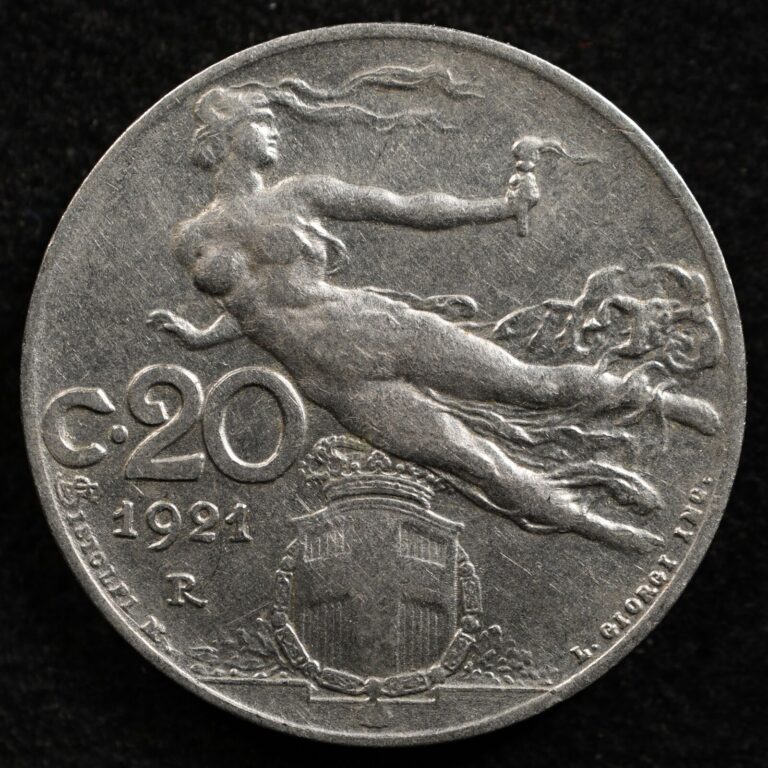 Read more about the article Italy 20 Centesimi 1921  Coin  Inv#I353